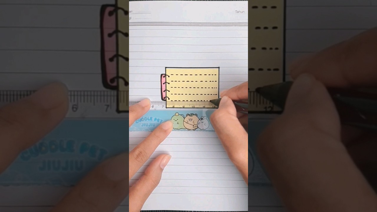 EASY POST IT NOTES IDEAS 💕😆 #creativeideas #viral #notes #easydiy #unik