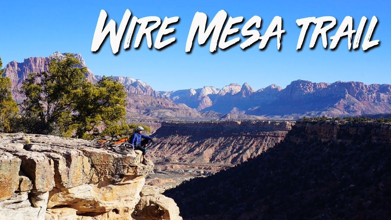 Mountain Biking Wire Mesa Trail Fun Enduro Ride 4K