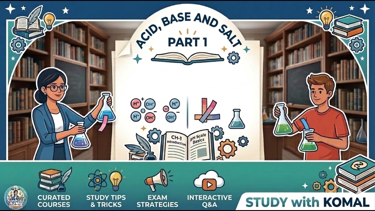 Acid Base and Salt Full Chapter Part-1 | Class 10 Science | आसान तरीके से समझें