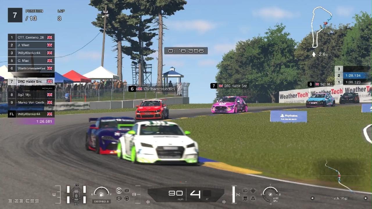 Gttcc round 1 race 1 road Atlanta