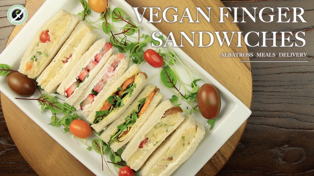 Vegan Finger Sandwiches | ALBATROSS MEALS DELIVERY