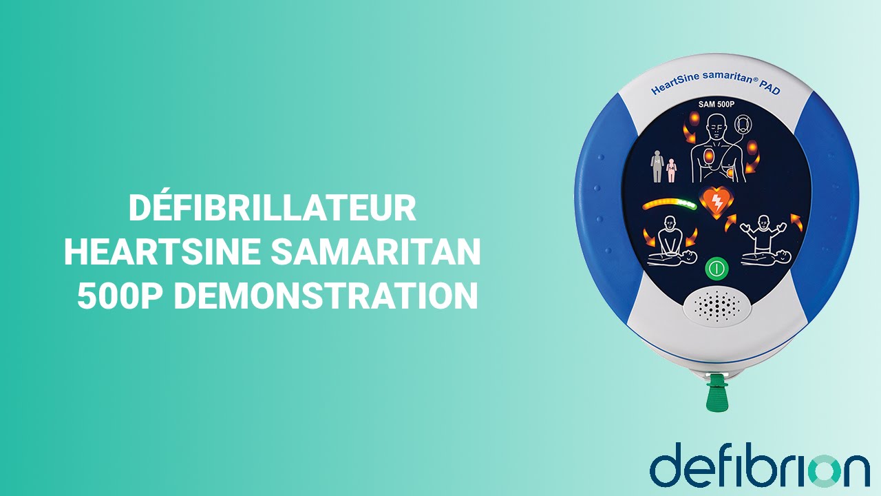 Défibrillateur HeartSine Samaritan 500P demonstration ( Frans/French)
