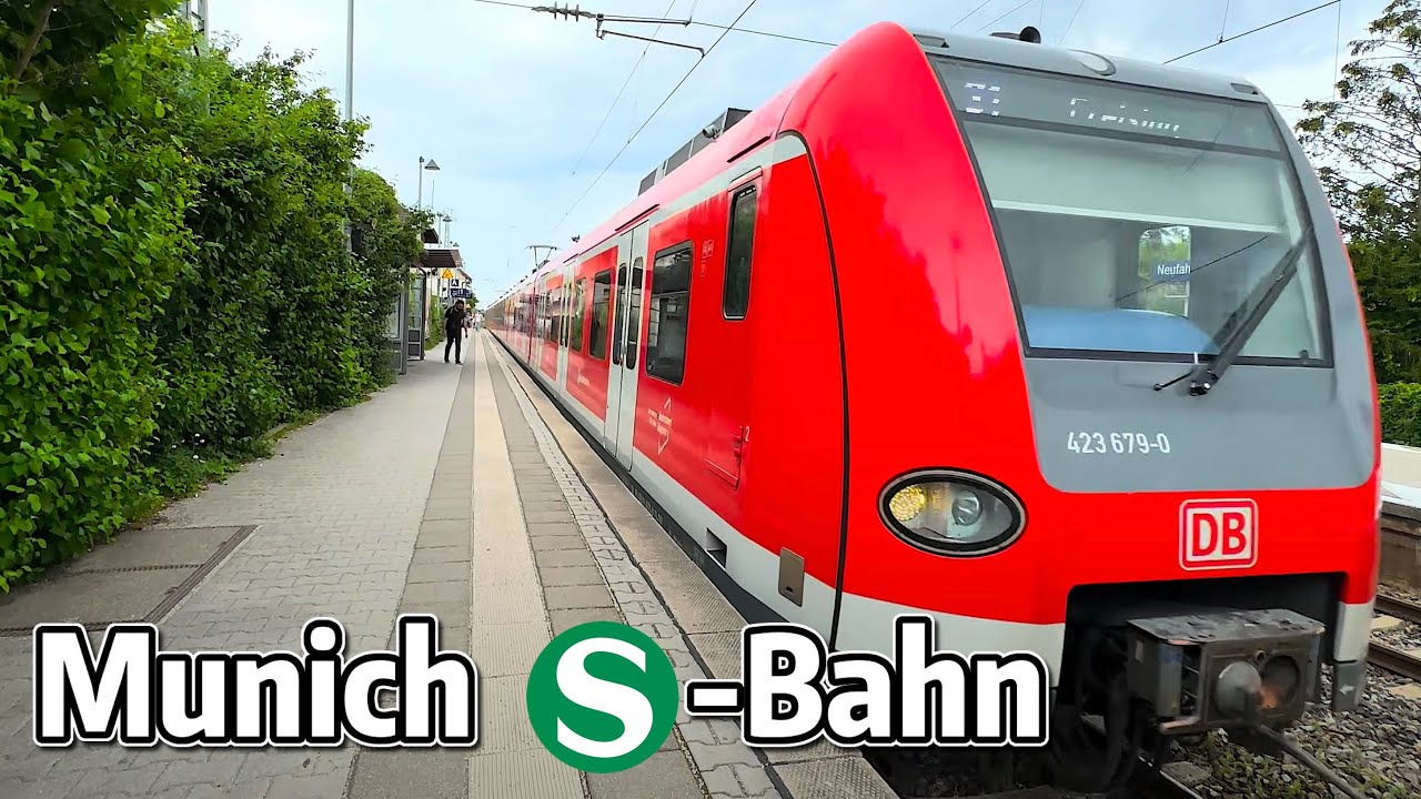 ⁴ᴷ⁶⁰ Class 423 Cars on the Munich S-Bahn