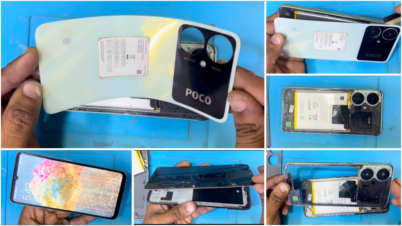 Poco m6 5g display change / poco m6 5g disassembly / poco m6 5g back panel open,poco m6 combo change