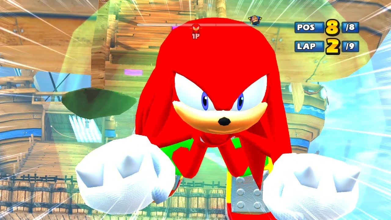 More All-Stars than Laps! KNUCKLES Monkey Target 9 Laps Expert Request Sonic & Sega All-Stars Racing