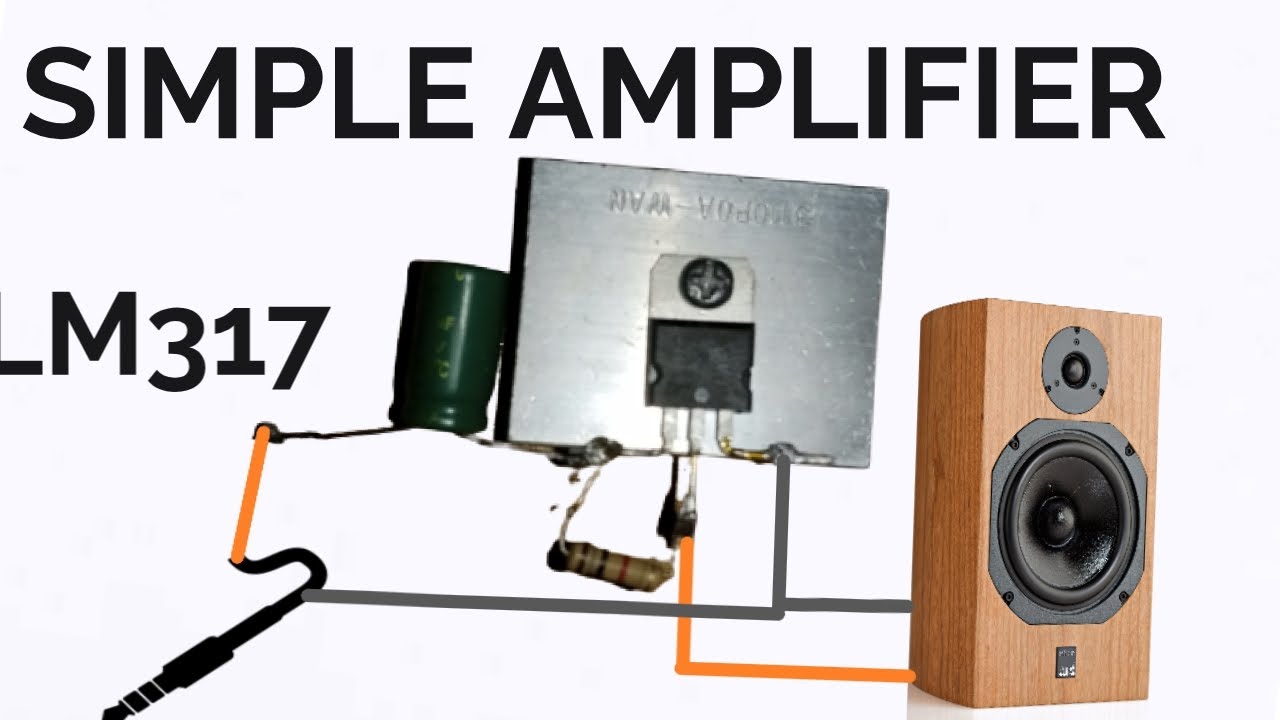 🎵 Simple Amplifier using LM317 | Easy DIY Audio Project