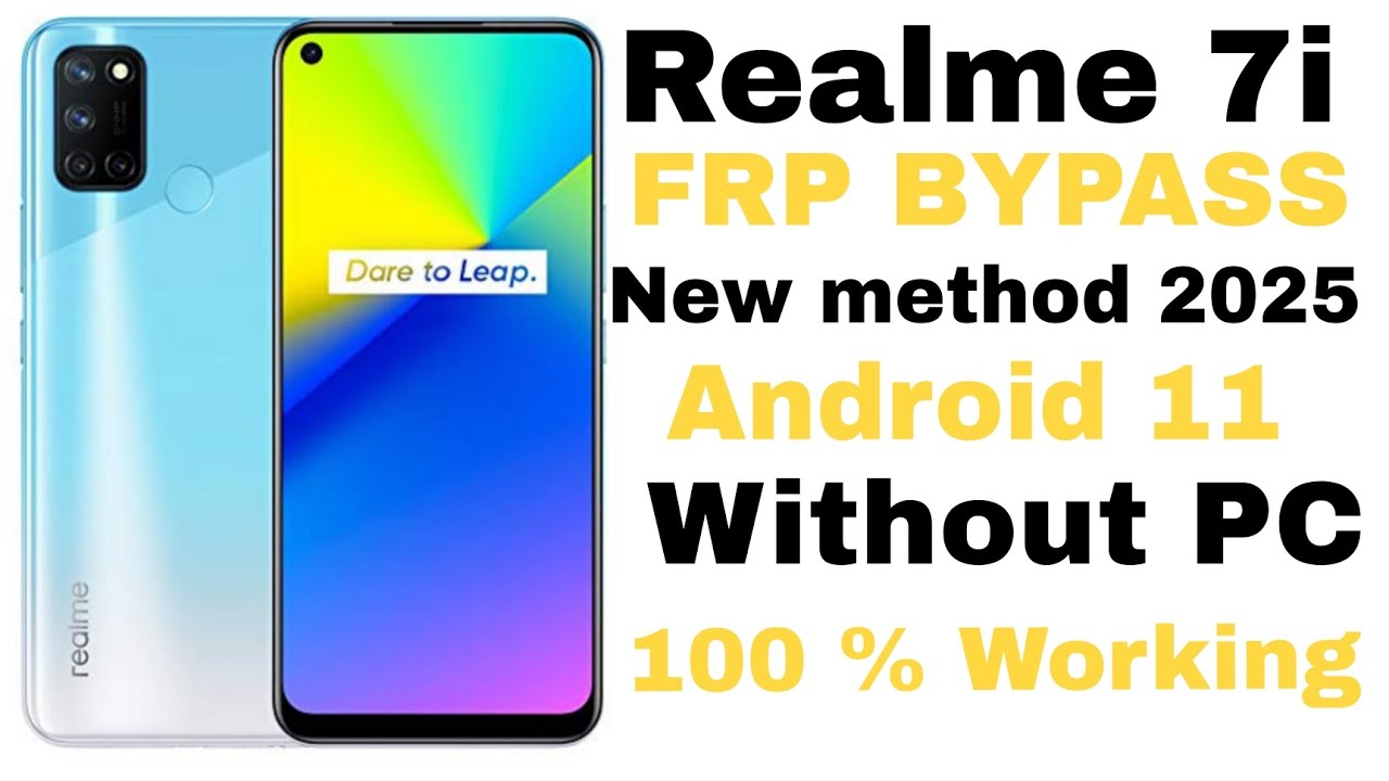Realme 7i || FRP Bypass || Android 11/12 || Google Account Unlock || Without Pc || New Method 2025 |
