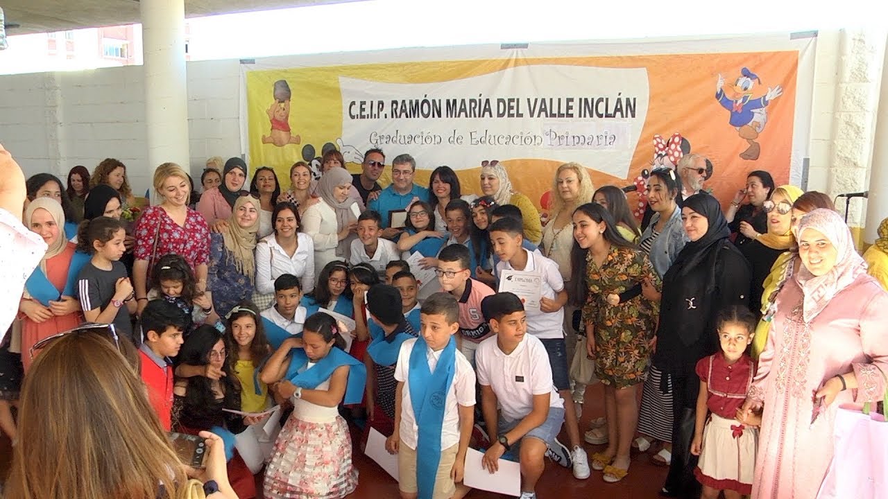 Graduación de Primaria en el colegio Valle Inclán