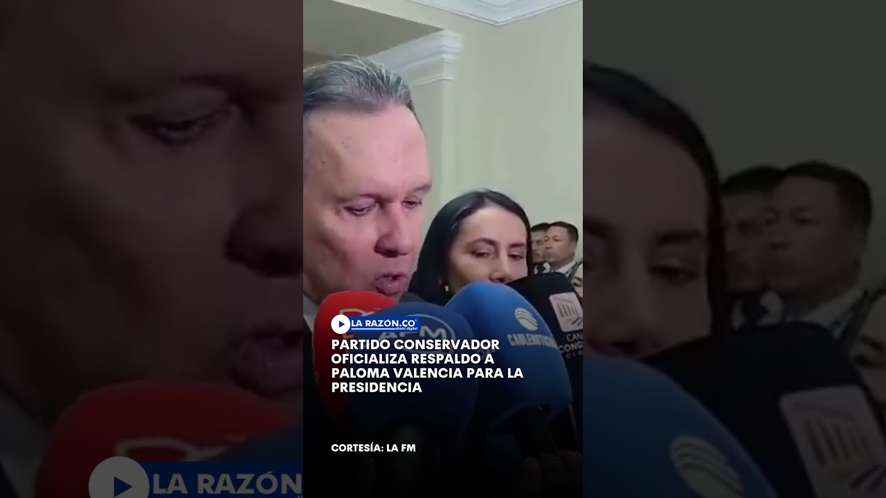 Partido Conservador oficializa respaldo a Paloma Valencia para la Presidencia