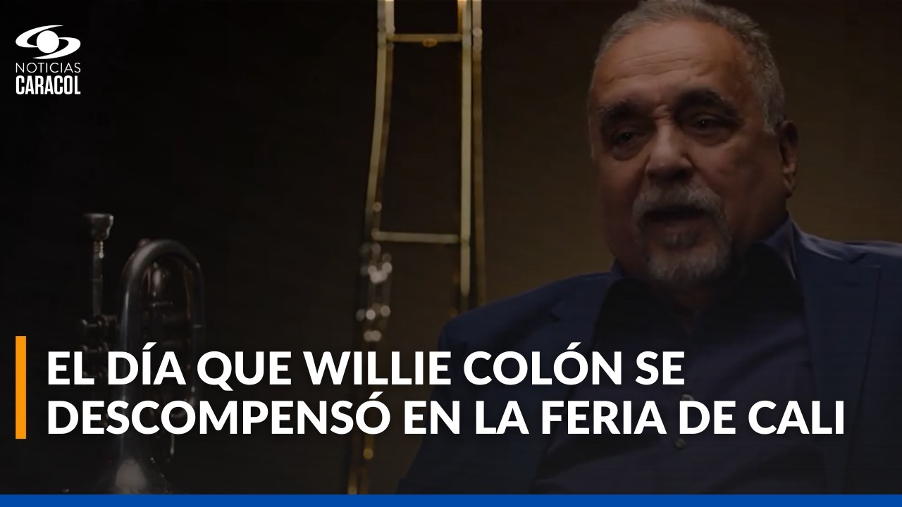 El último show de Willie Colón en la Feria de Cali en 2023: se descompensó, tomó aire y siguió