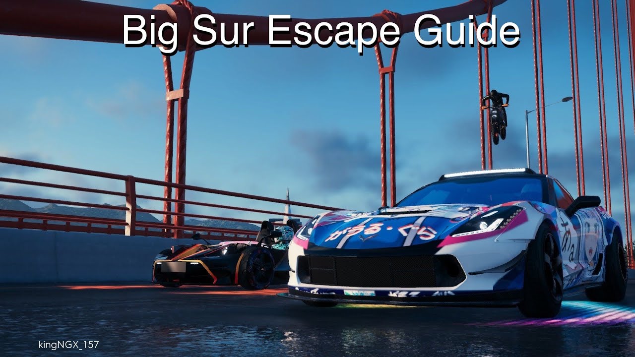 The Crew 2 Big Sur escape guide 26200m+