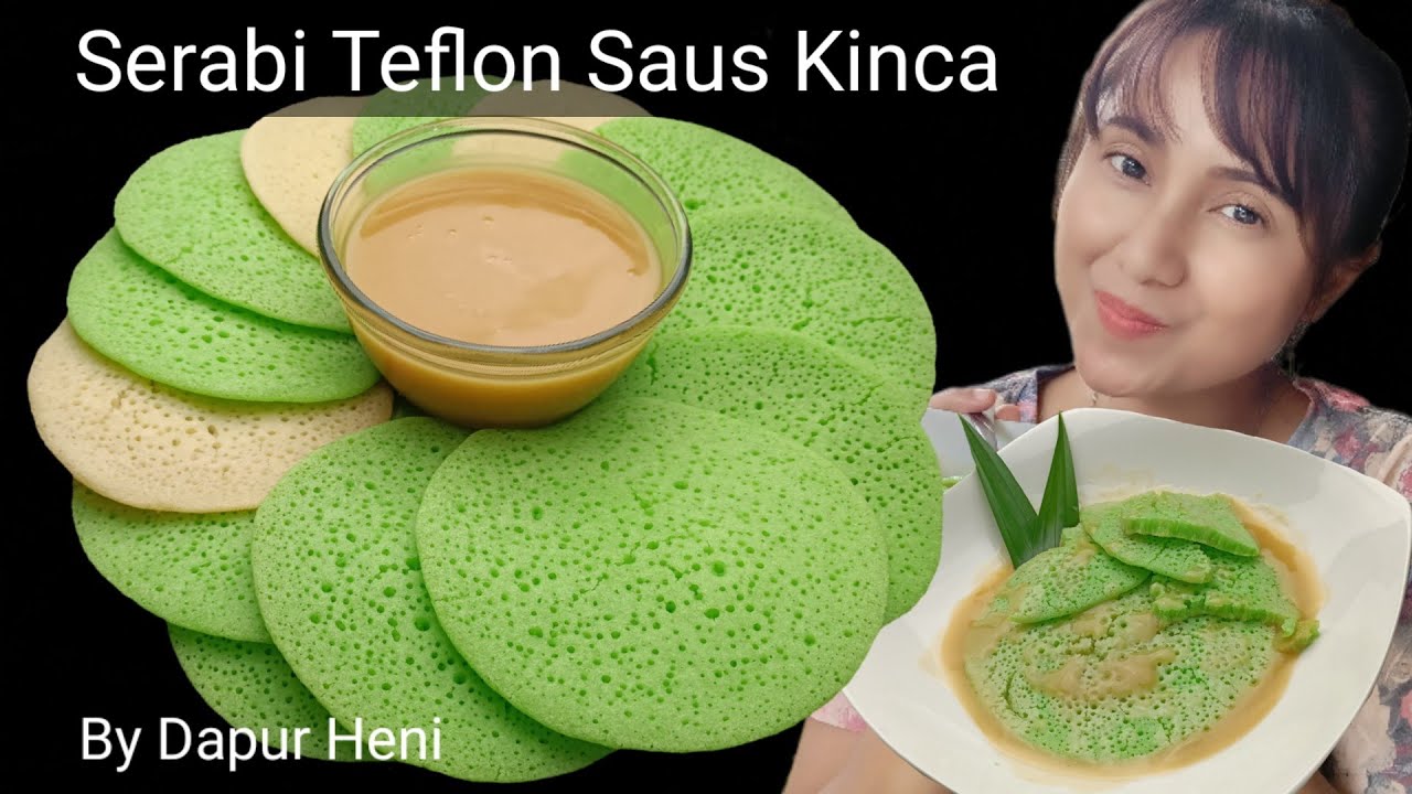 Resep Mudah Serabi Teflon Saus Kinca Yang Lembut, Empuk, dan Anti Gagal