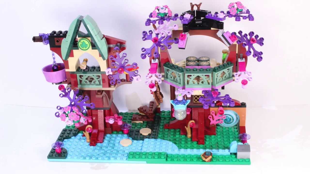 LEGO Elves' Treetop Hideaway (41075) Stop Motion Speed Build