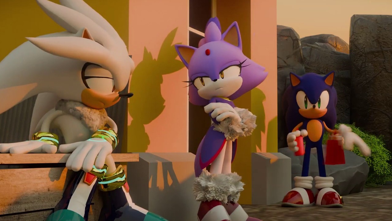 Sonic shippea a Silver y Blaze (Silvaze Comic Fandub español)