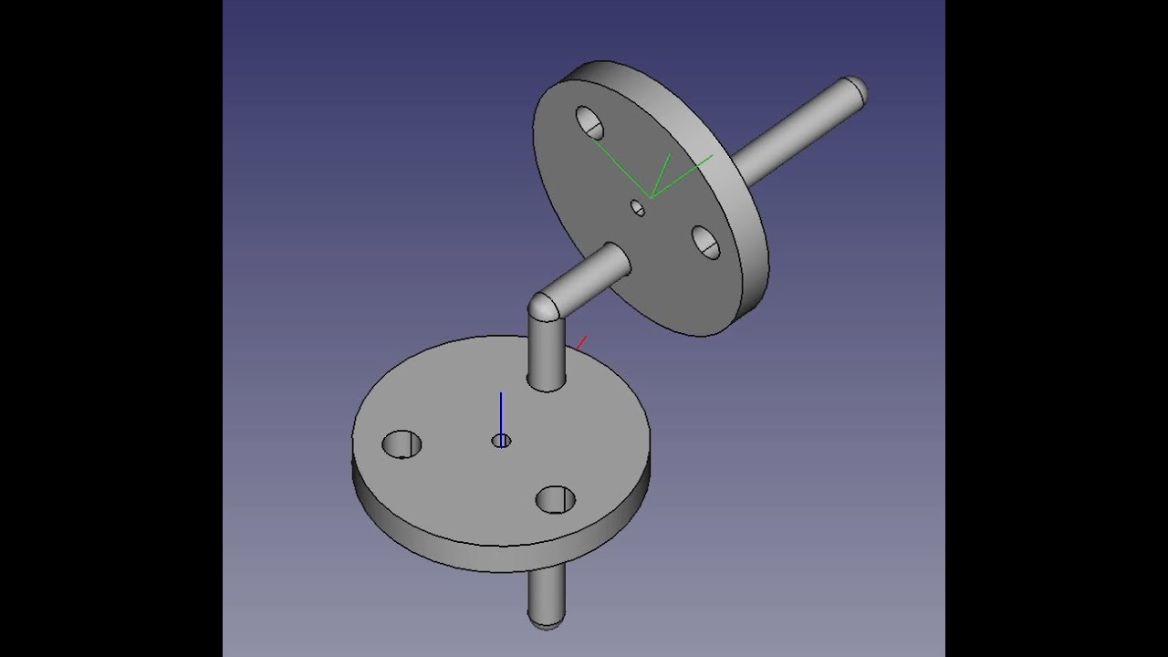How to make a FreeCAD Assembly 4 animation of an angular power transmission