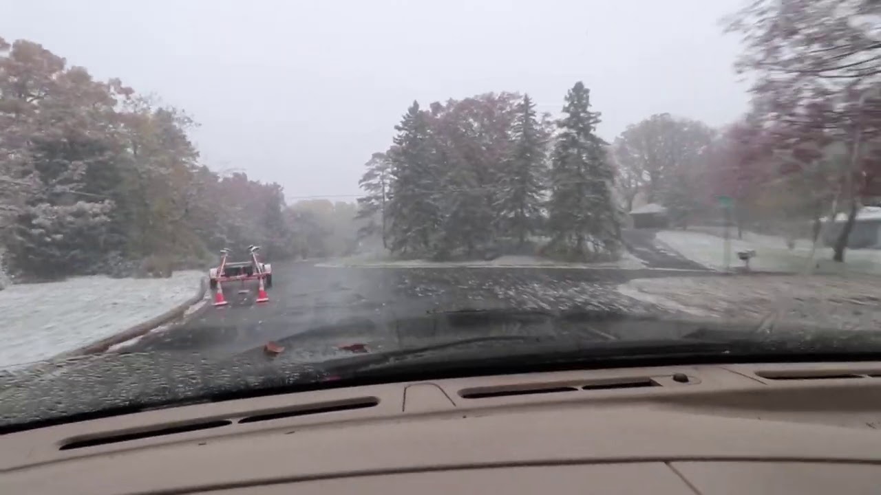 THE FARMHOUSE. Winter Storm Preparation. 4wheeler plow. Yard light. Snow.