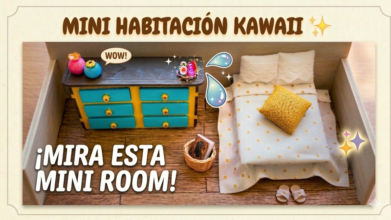 Hice una habitación MINI con este kit! 🌸✨ | Floral Reverie