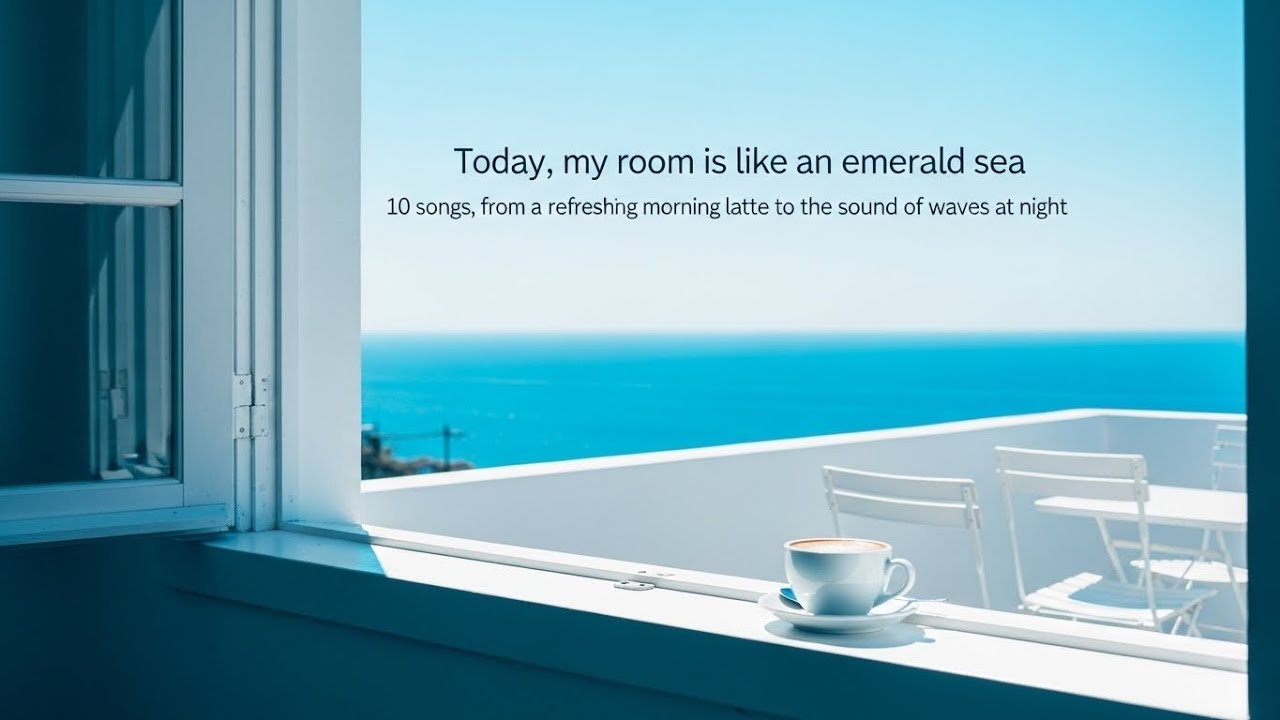 지루했던 내 방이 갑자기 에메랄드빛 해변 카페가 되는 마법 같은 선곡