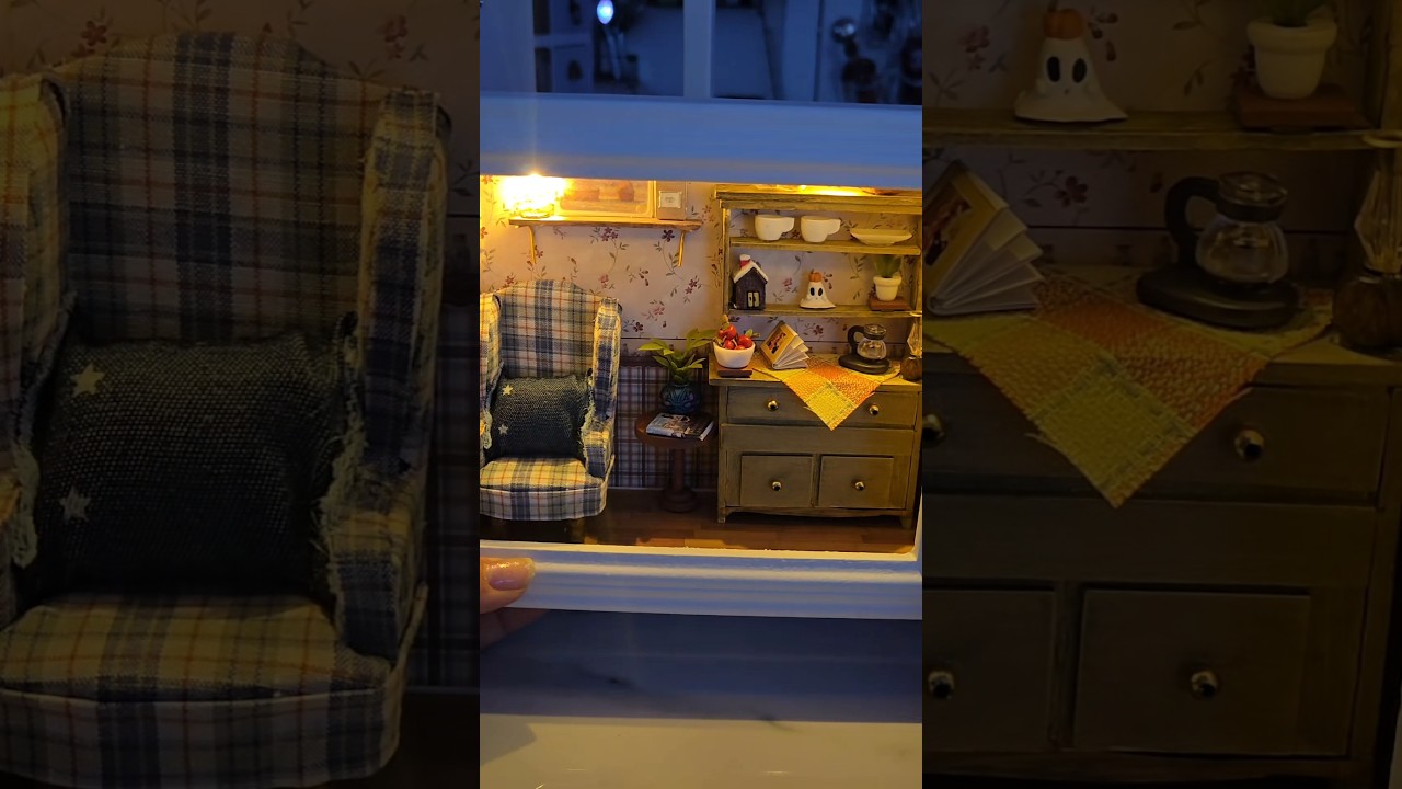 All done #miniatures#dollhouseminiature #roombox #miniaturebuild #diykit