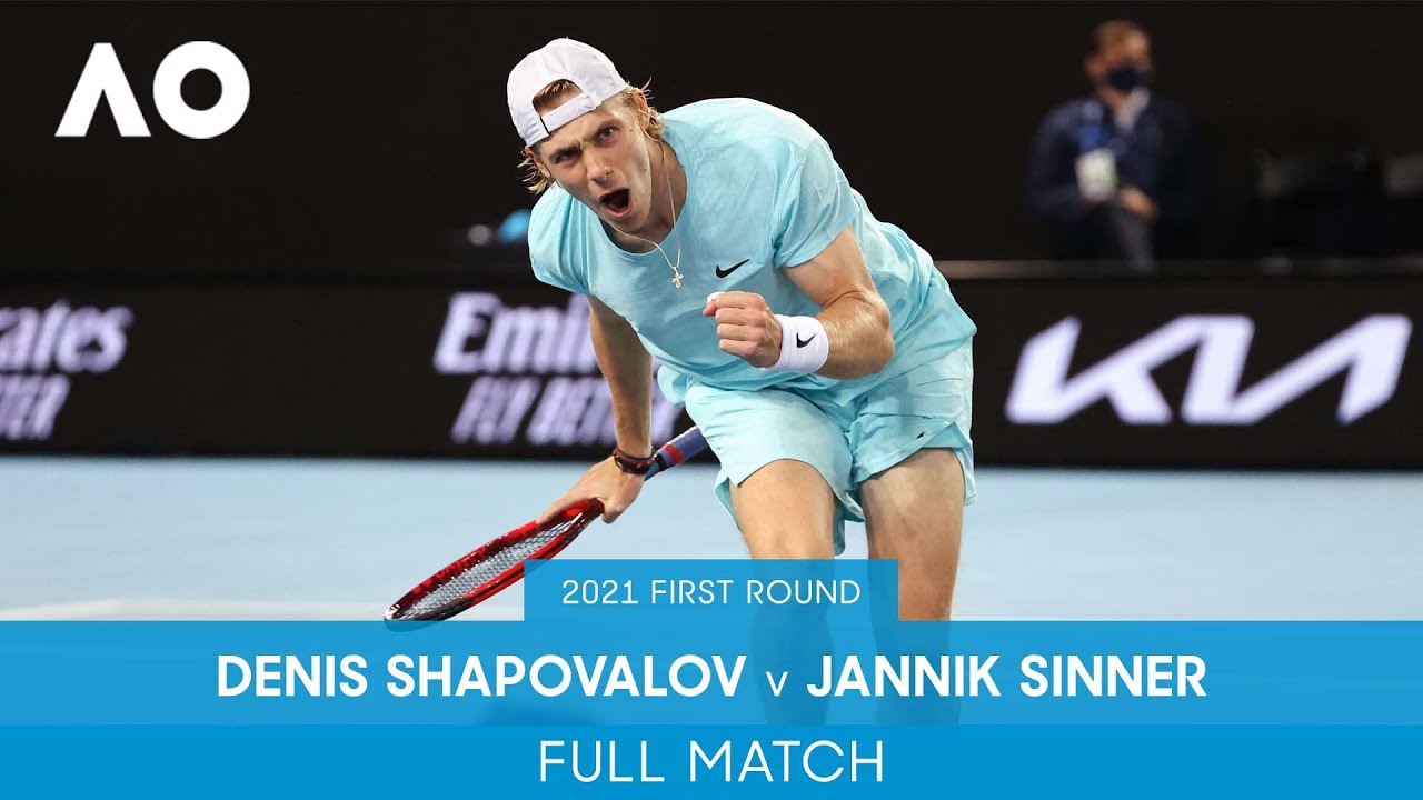 Denis Shapovalov v Jannik Sinner Full Match | Australian Open 2021 First Round
