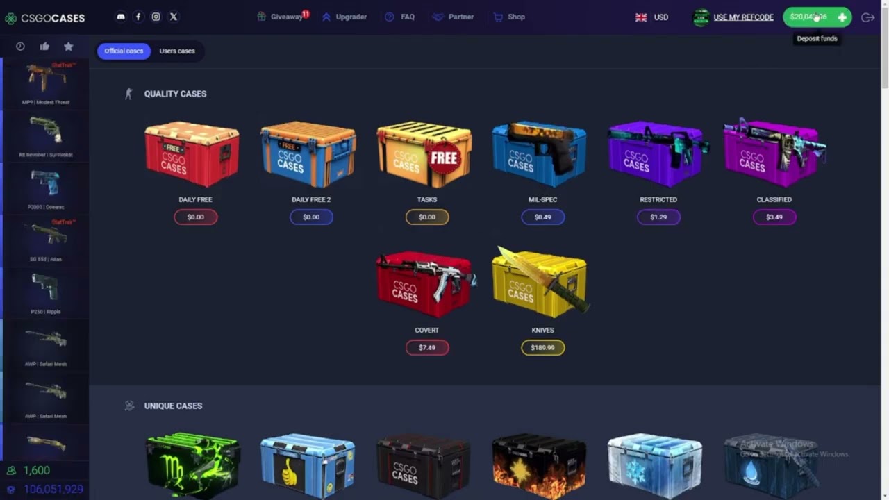 CSGOCASES PROMO CODE 2025 CSGOCases Free Cases & Codes
