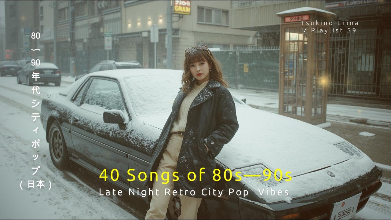 40 Songs Collection of 80s—90s Japanese City Pop | 80s Tokyo Night Memory【ポップ Playlist 59】