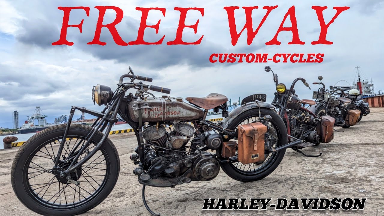 【Harley-Davidson】(With English subs)鬼すぎる驚愕のワンオフカスタム！【車両紹介】【FREE WAY custom-cycles】【ハーレー】【ヴィンテージハーレー】