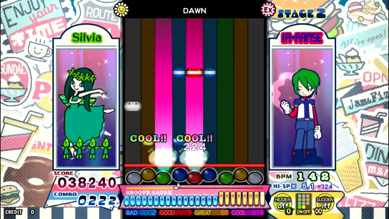 SFポップ(EX)Lv43(random)【ポップンミュージック Jam&Fizz】