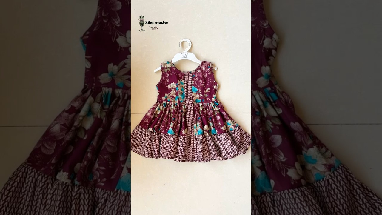 Easy Baby Girl Frock Cutting & Stitching | 1 Year Baby Dress | Step by Step Sewing Tutorial