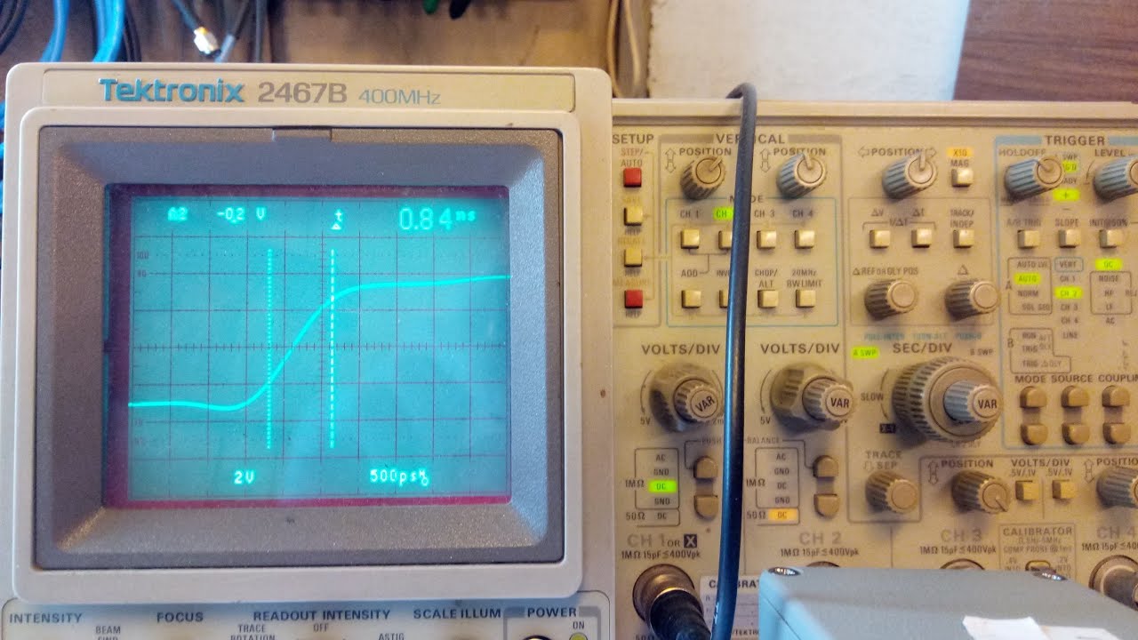 Ремонт осциллографа Tektronix 2467B.