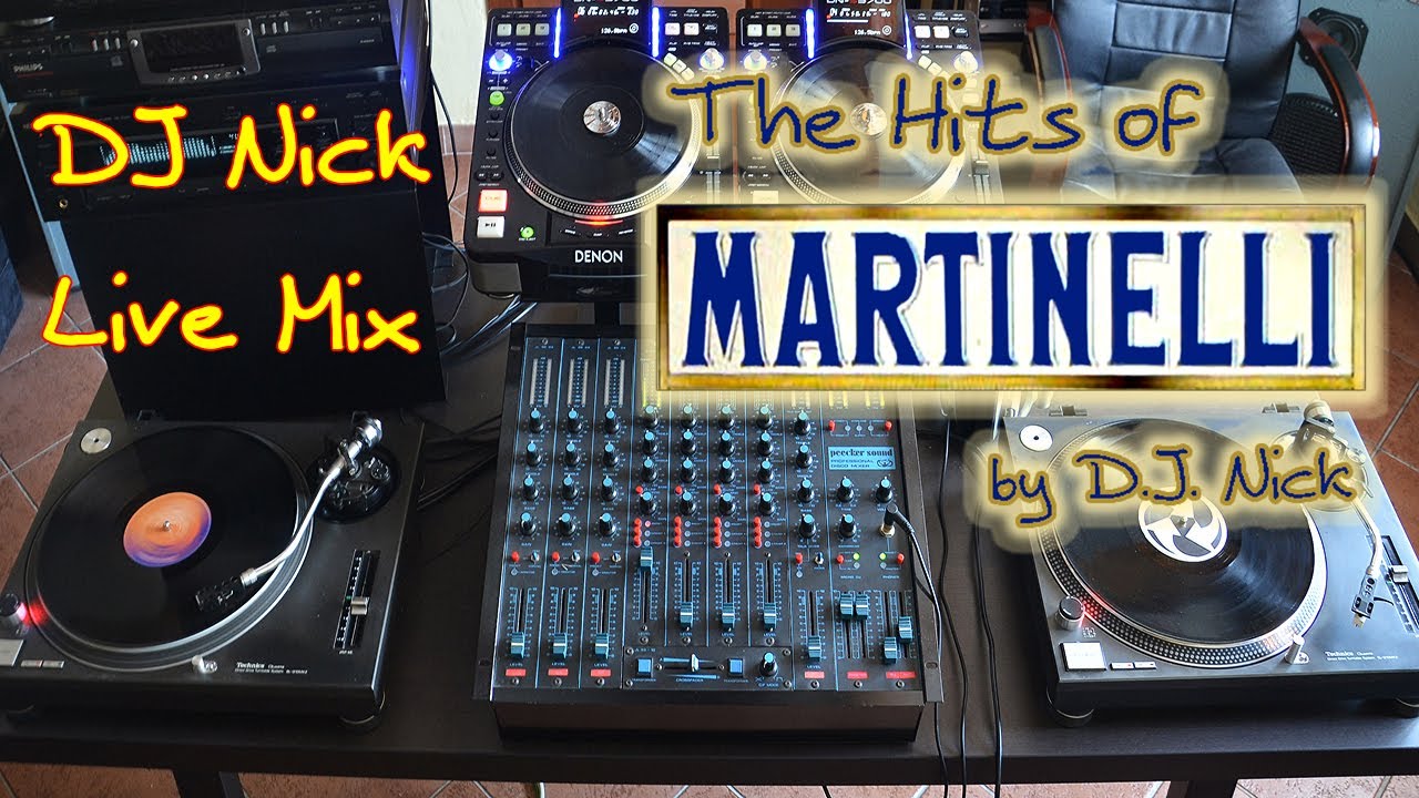 The Hits of Martinelli - DJ NICK 80's Italo-disco Vinyl Mix