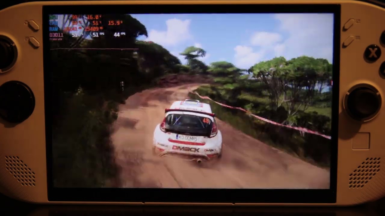 Dirt Rally 2.0 Legion Go S (z2go) 16gb benchmark win11