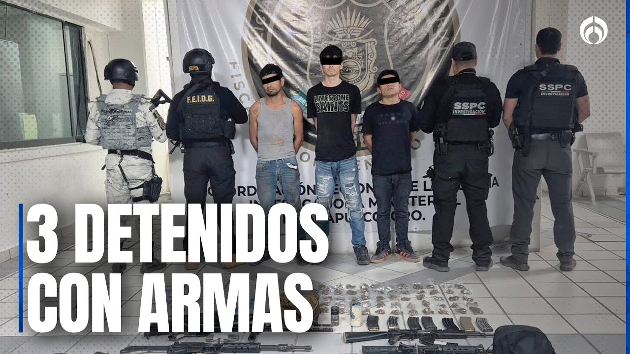Harfuch da golpe a célula criminal de Acapulco, Guerrero