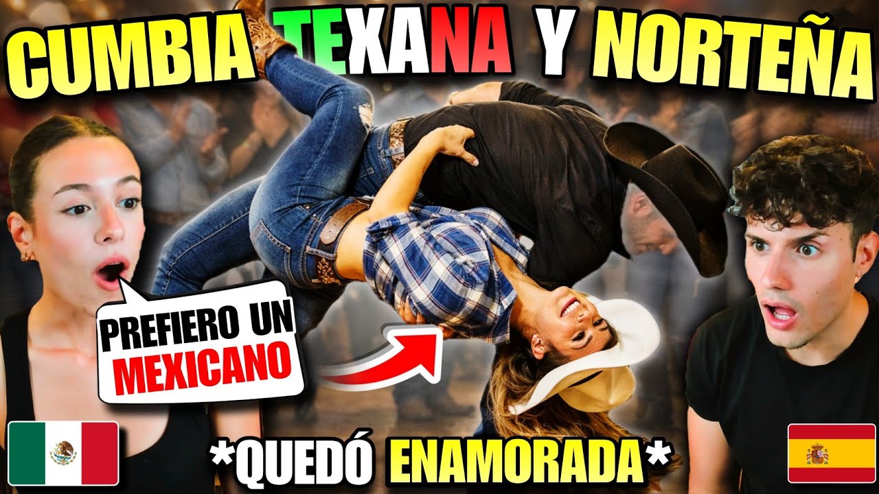 MI NOVIA REACCIONÓ a CUMBIA TEXANA y NORTEÑA y AHORA QUIERE a UN MEXICANO 🇲🇽😭 *es UNA LOCURA*