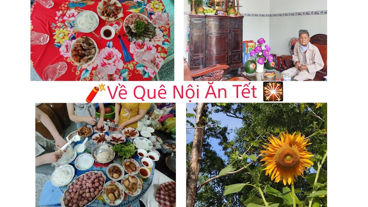 Vlog 1 ngày ăn tết quê nội🧨