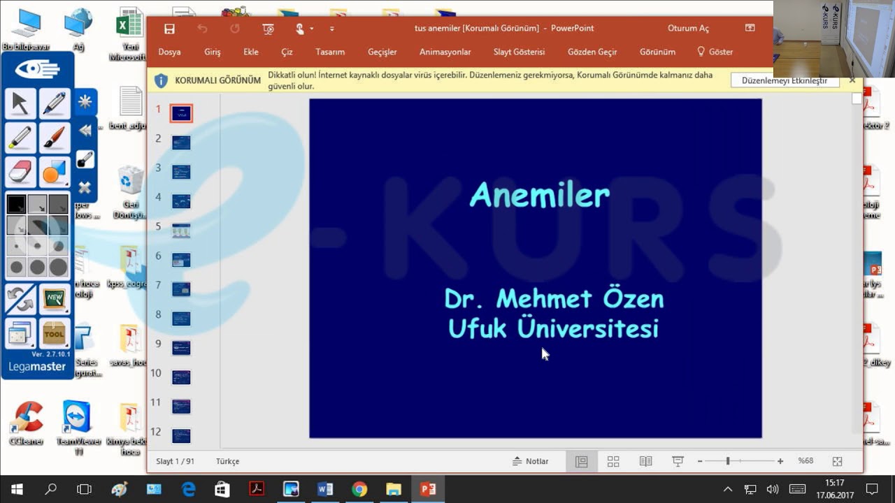 Online TUS Dersleri - Dahiliye - Kriyopresipitat - Hematopoez / nettekurs.com - Online TUS Kursu