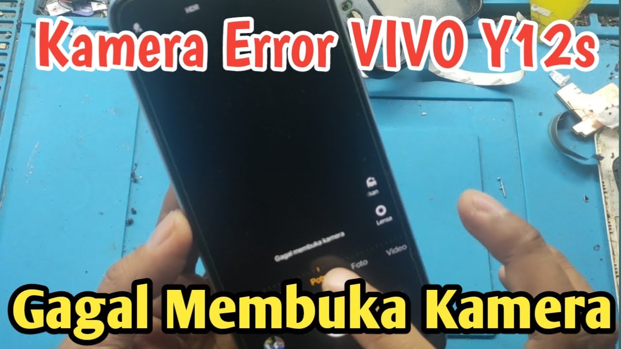 Vivo Y12s Gagal Memuka Kamera/Error Kamera