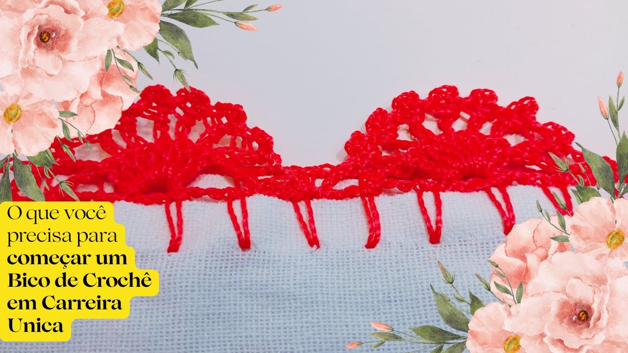🌷Barradinho de Croch&ecirc; Carreira &Uacute;nica: O Mais F&Aacute;CIL e R&Aacute;PIDO para Iniciantes!