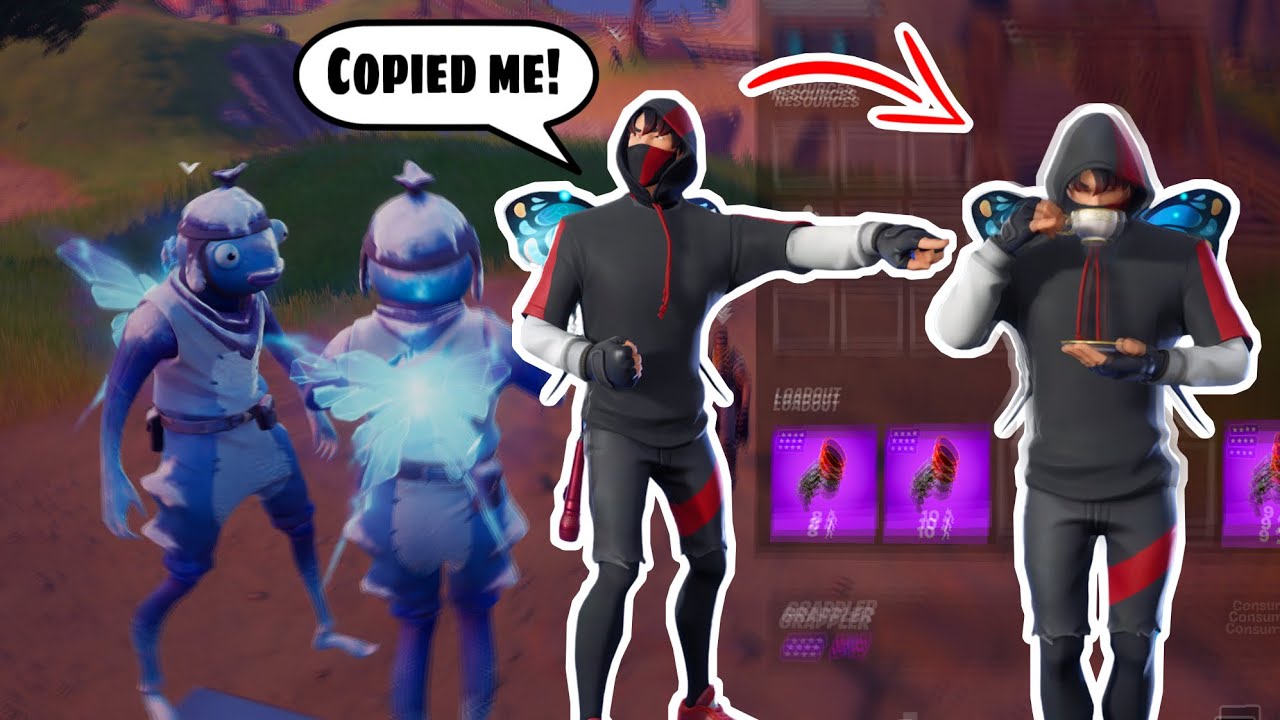 Fortnite | Copying People's Combos And Seeing Their Reactions! (Party Royale)