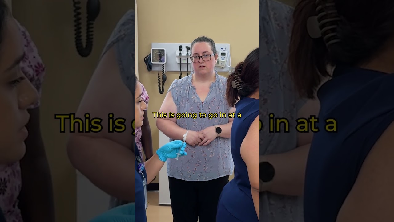 Not deep, but definitely important. Sub-Q injection 101 👩&zwj;⚕️ #InjectionDemo #MedSchool #HowTo
