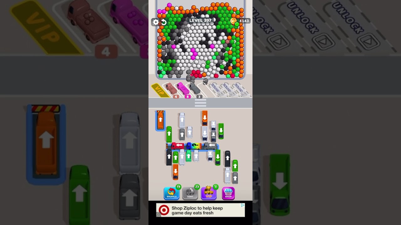 Bubble Bus: Parking Jam Puzzle Level 397