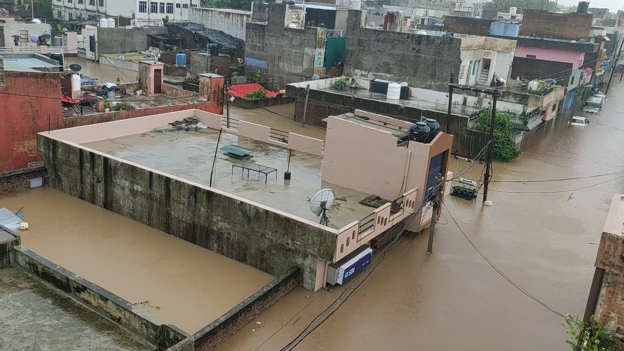 Heavy flood in Sheopur (M.P.) | Severe flooding in Sheopur district of Madhya Pradesh | August 3,...