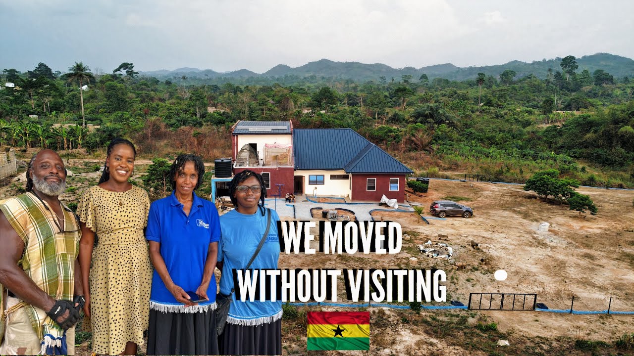 AMERICAN FAMILY BUILDS THEIR HOUSE OFF GRID IN GHANA AND SET UP A LAUNDRY IN KUMASI GHANA
