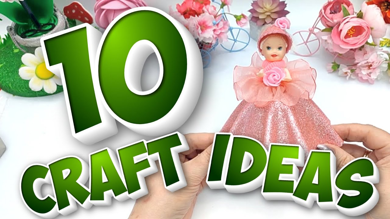Creative Handmade Craft Ideas for Beginners🧵✂️ 10 Craft Ideas ✂️✨Craft Tutorials for Beginners