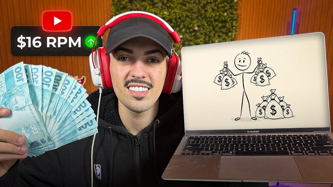 Como Criar um CANAL DARK de FINANÇAS no YouTube.. (RPM ABSURDO)