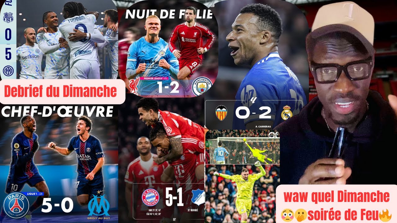 Waw Quel Dimanche des Grands Real-City-Paris-Bayern-Inter #youtubefootball #football #videofootball 