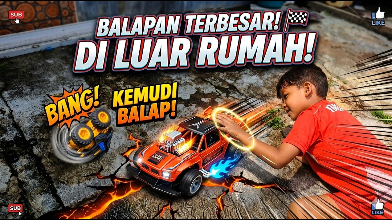 MAIN MOBIL BALAP | AZZAMY TV #mobilanak #mobilbalap