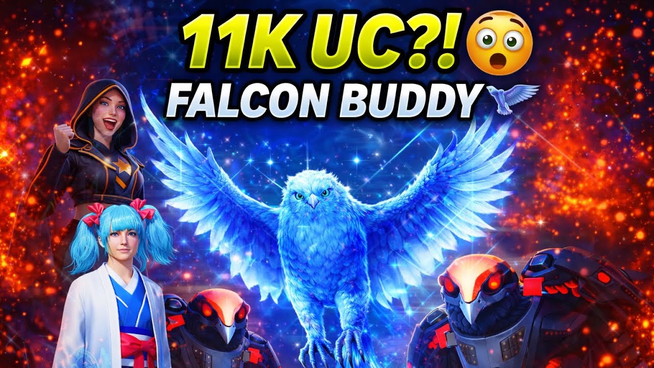 NEW #FalconBuddy  Skins Are Here! 😱 | Astral Wings & Mechanoraptor | PUBG Mobile