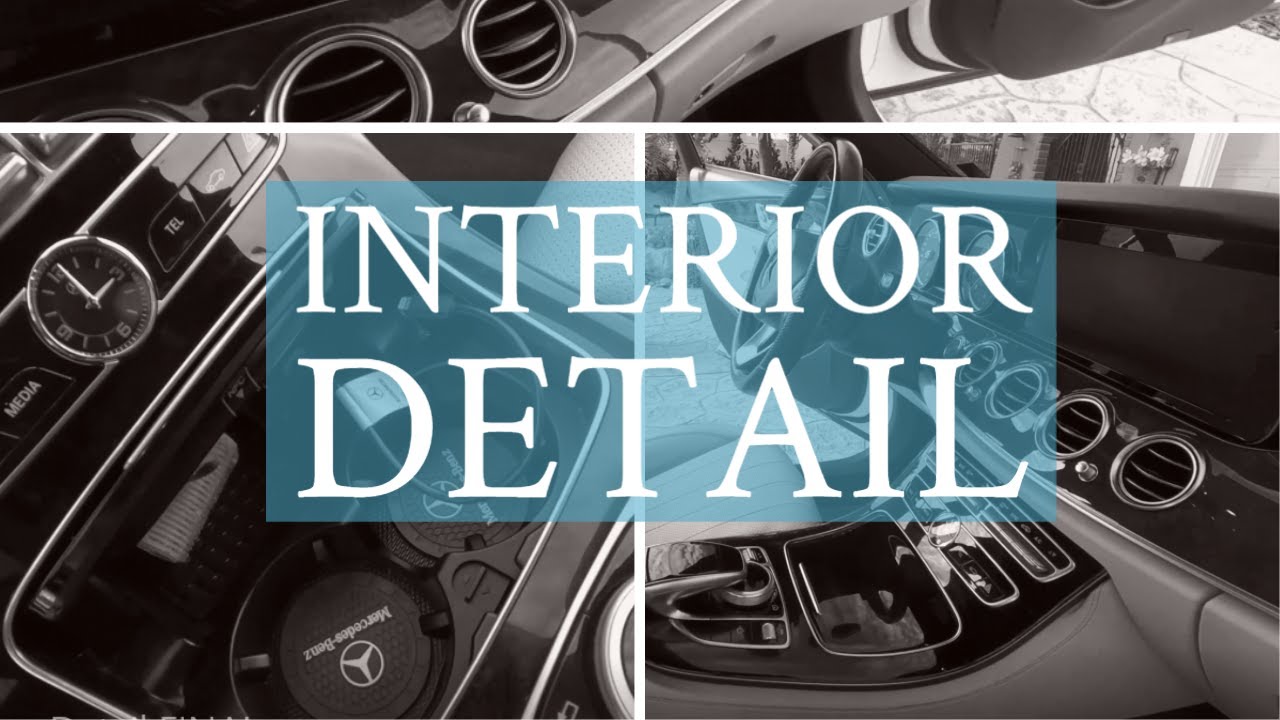 2017 Mercedes E-Class Deep Interior Cleaning - Extraction, Leather Conditioning, and more!