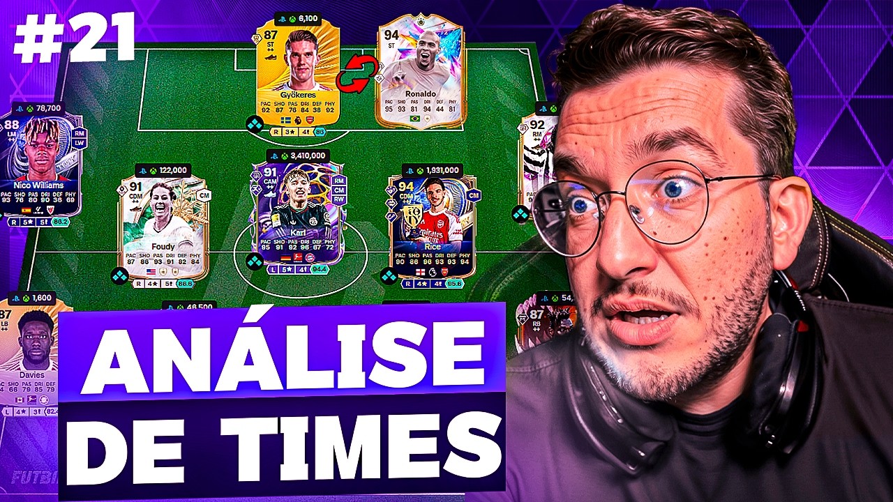 FC 26 | 🚨 O TIME TITULAR É PIOR QUE AS EVOLUÇÕES - ANÁLISE DE TIMES 21 || LINKER ||